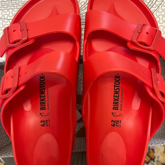 Birkenstock Shoes - Birkenstock Red Sandals - Brand New
